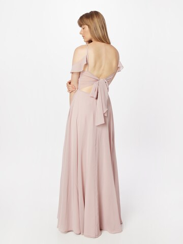 mascara Evening Dress in Pink