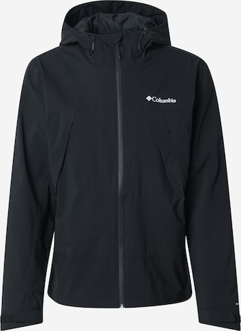 juoda COLUMBIA Laisvalaikio striukė 'Boulder Falls': priekis