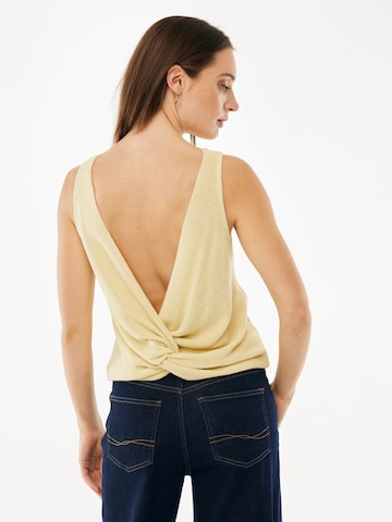 MEXX Πλεκτό τοπ σε κίτρινο