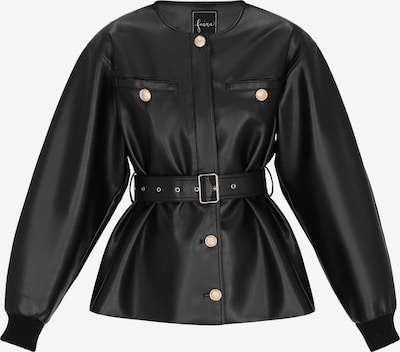 Geacă de primăvară-toamnă 'Fashion Look' faina pe negru, Vizualizare produs