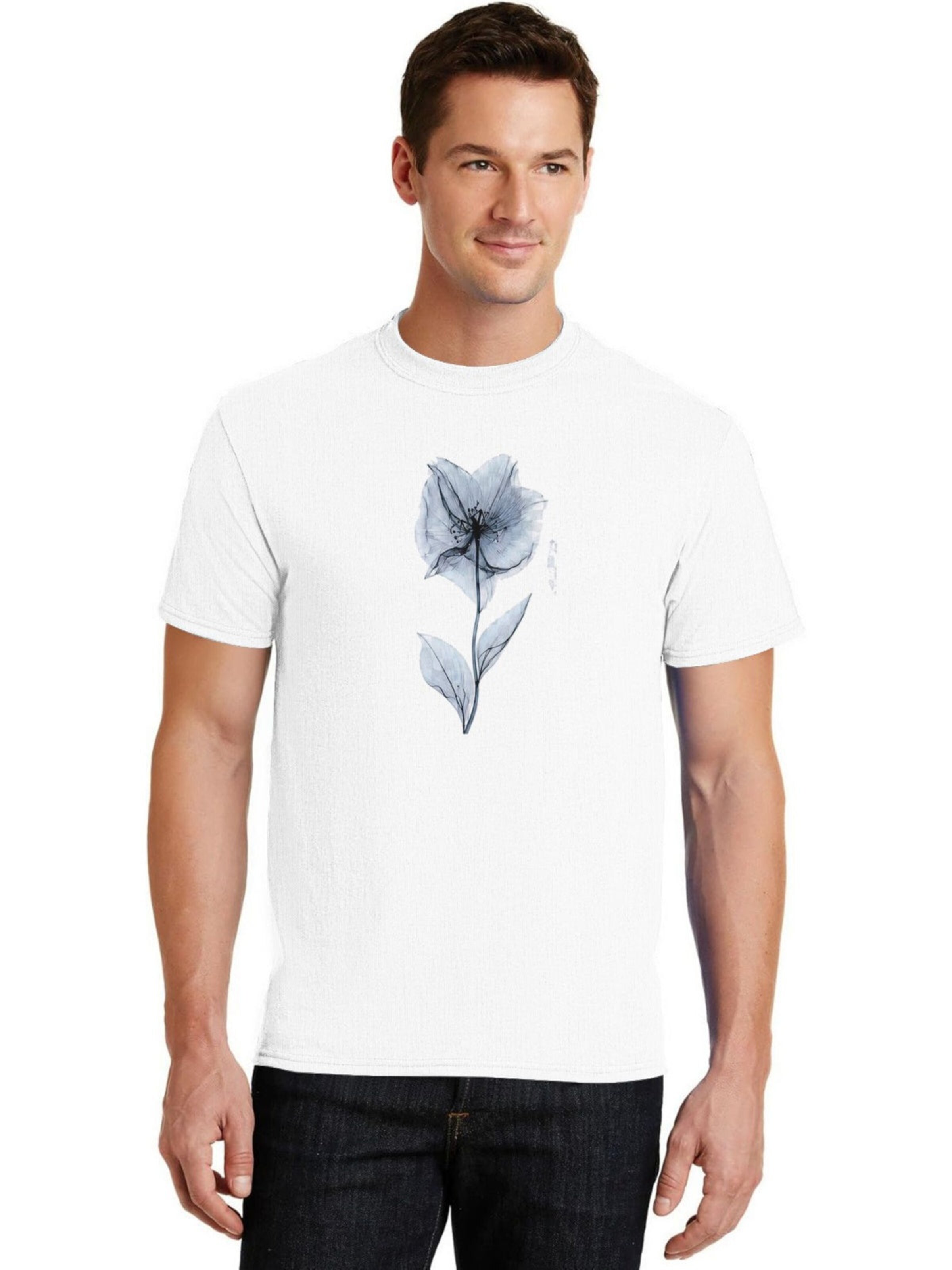 HUSKSWARE Shirt 'Grafik'‌‌‌‌ in Weiß: Vorderseite