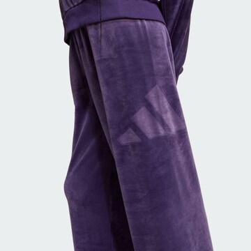 ADIDAS SPORTSWEAR Wide leg Sportbroek 'Seasonal Essentials' in Lila