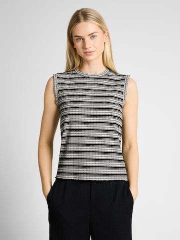 TOM TAILOR DENIM Top in Zwart: voorkant