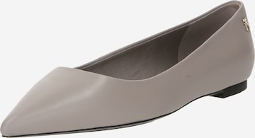 TOMMY HILFIGER Ballet Flats 'Essential' in Grey: front