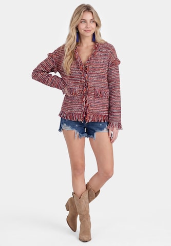 IZIA Gebreid vest in Rood