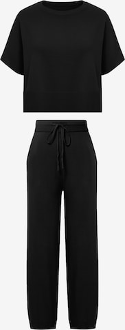 Imily Bela - Traje para estar en casa en negro: frente