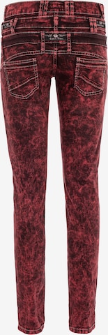 CIPO & BAXX Slimfit Jeans in Rot