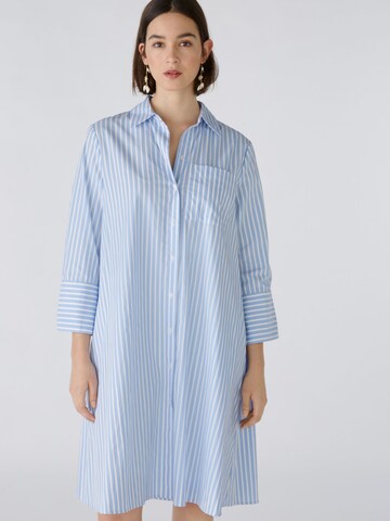 OUI Shirt Dress in Blue: front