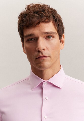 SEIDENSTICKER Slim fit Business shirt in Pink