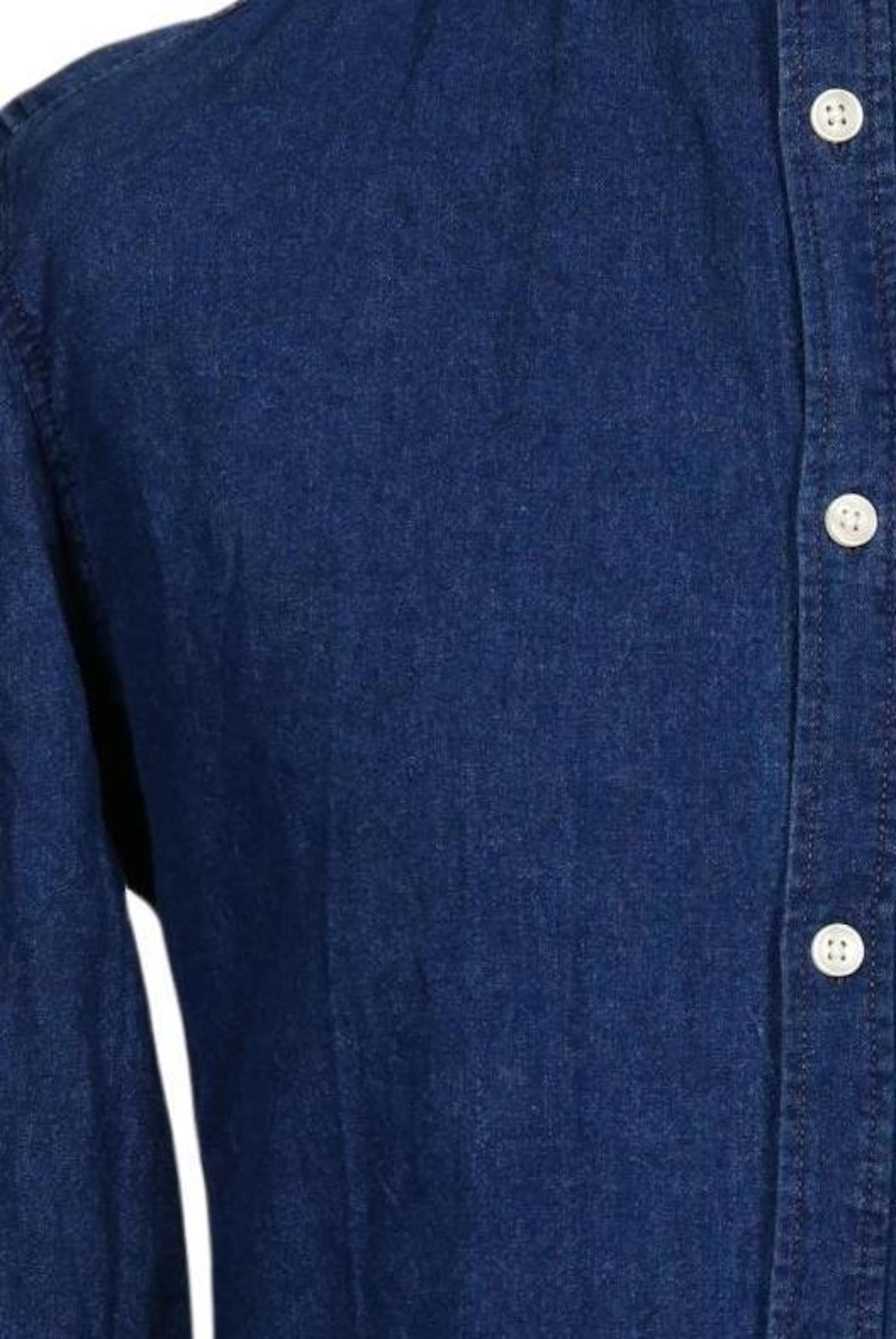JACK & JONES Button Up Shirt in L in Blue