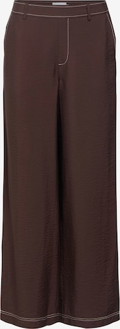 Wide Leg Pantalon OBJECT en marron : devant