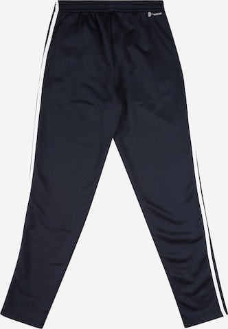 juoda ADIDAS SPORTSWEAR Standartinis Sportinės kelnės 'Train Essentials Aeroready 3-Stripes -Fit'
