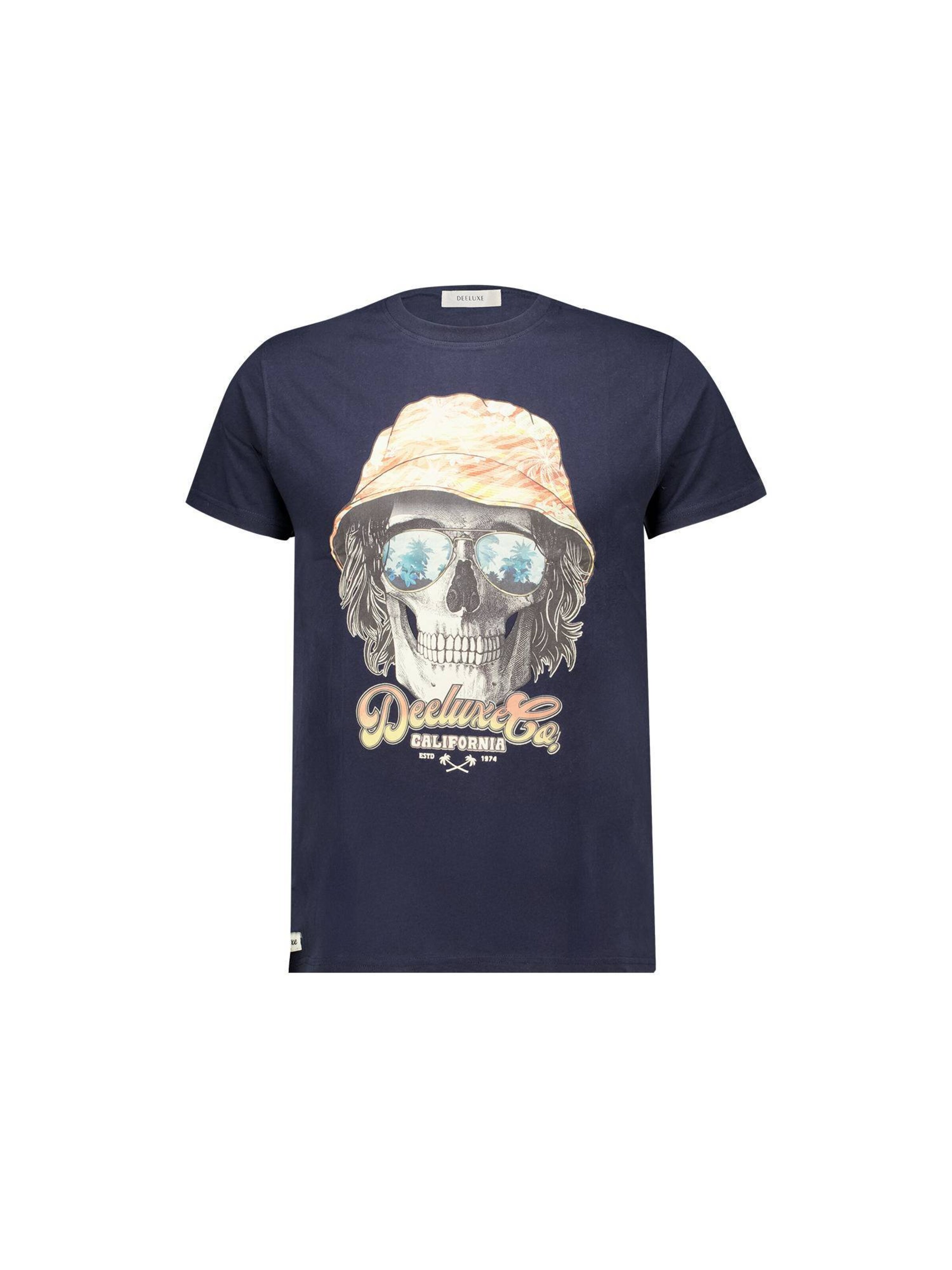 T-Shirt 'DEACON' Deeluxe en bleu : devant
