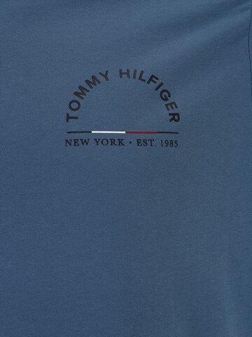 Tommy Hilfiger Big & Tall T-shirt 'Shadow' i blå