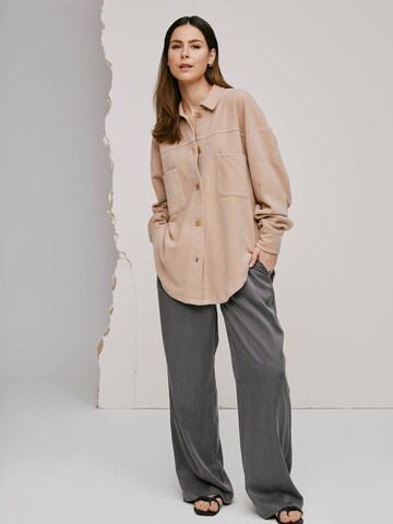 A LOT LESS Between-Season Jacket 'Duffy' in Brown