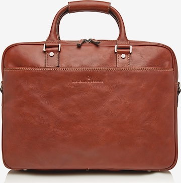 Castelijn & Beerens Document Bag 'Verona' in Brown: front