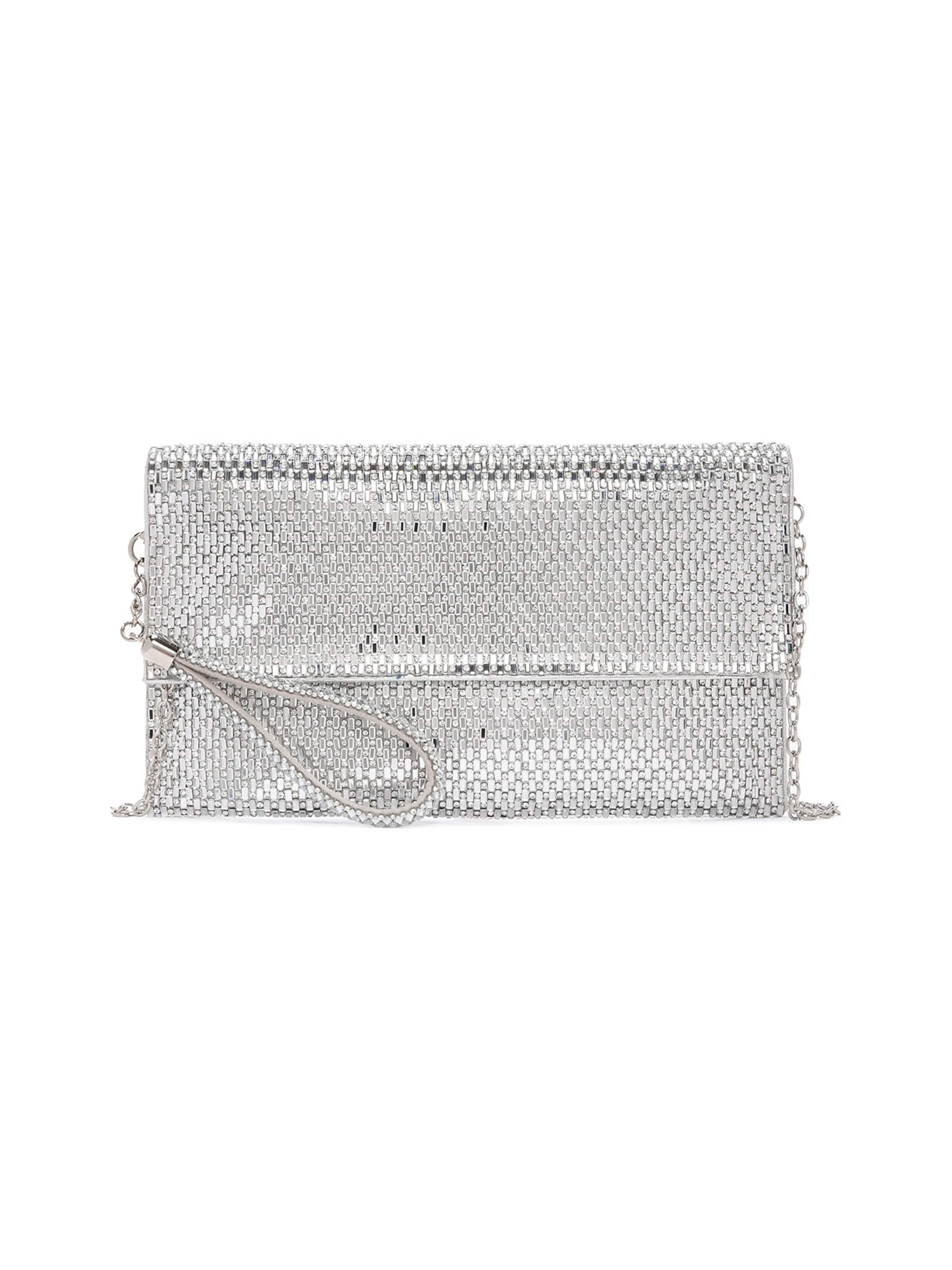 Pochette Derimod en argent : devant