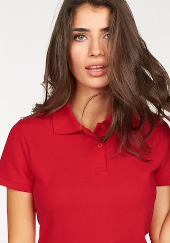 FRUIT OF THE LOOM Shirt in Rot
