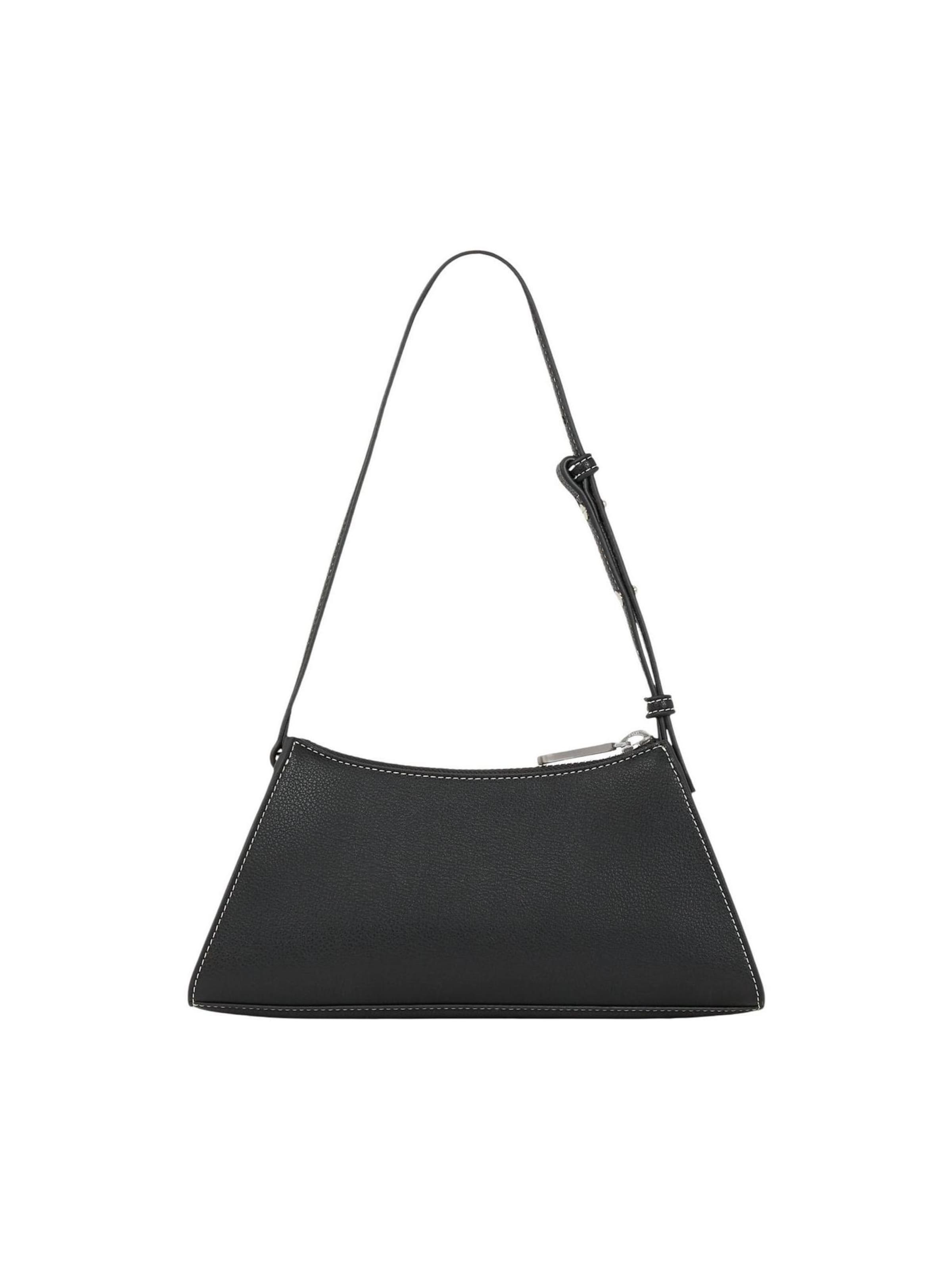 KARL LAGERFELD JEANS Schoudertas 'KLJ Metal Logo Sm Shoulder Bag A3W30011' in Zwart