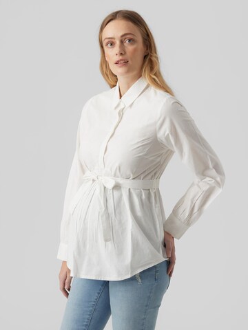 MAMALICIOUS Blouse 'Leticia' in White: front