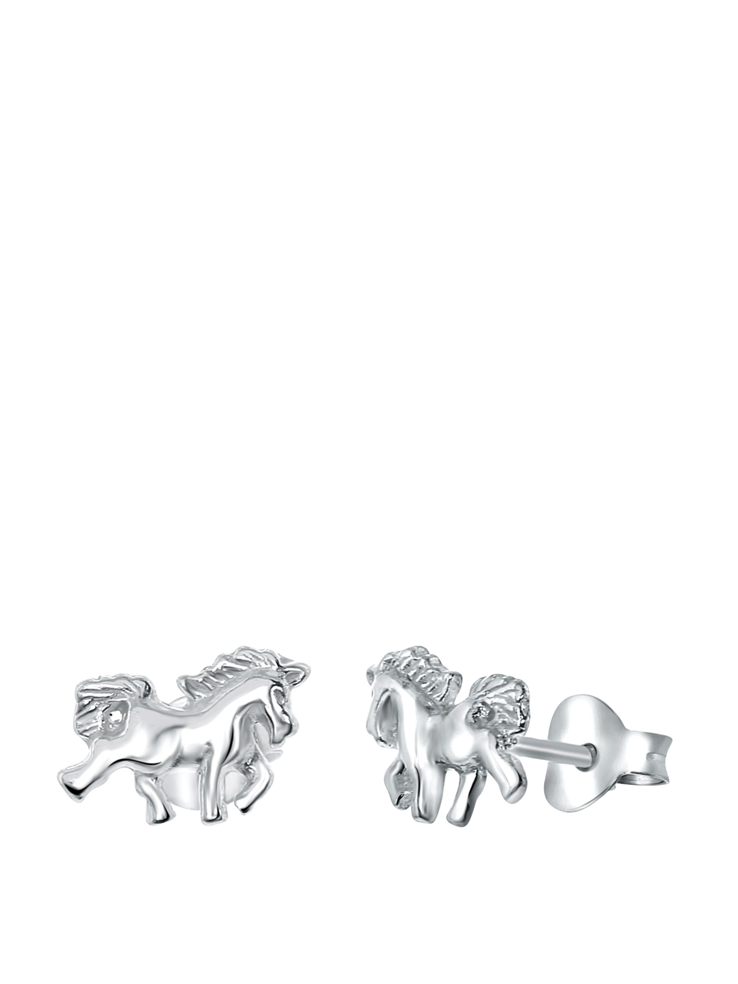 Lucardi Ohrringe in Silber: Vorderseite