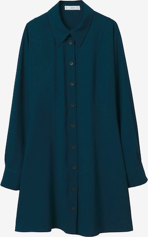 MANGO Košilové šaty 'Dresde' – modrá: přední strana