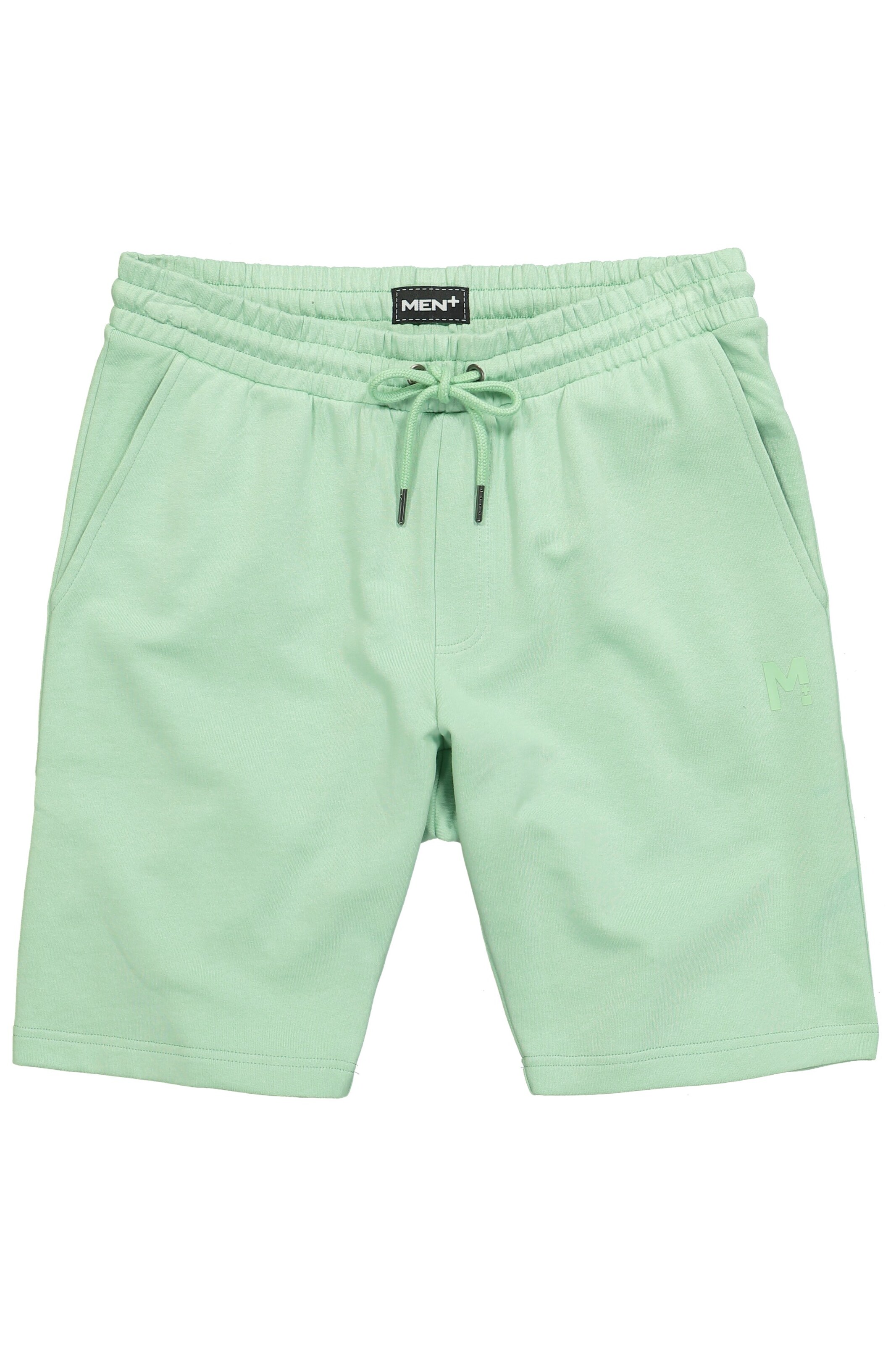 Men Plus Shorts in Grün: Vorderseite
