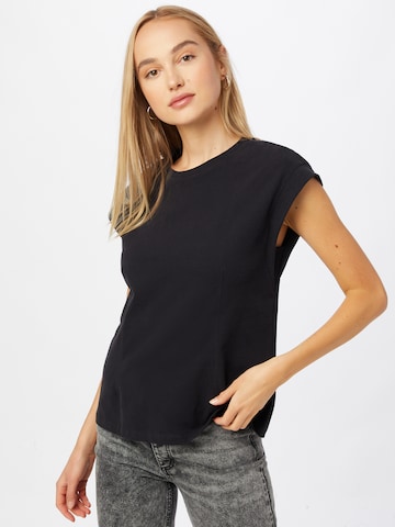 Tricou 'Winona' de la Soft Rebels pe negru: față