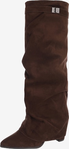 Ital-Design Stiefel in Braun: Vorderseite