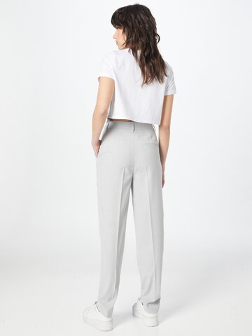 BRUUNS BAZAAR Regular Pleat-front trousers 'Floral Ciry' in Grey