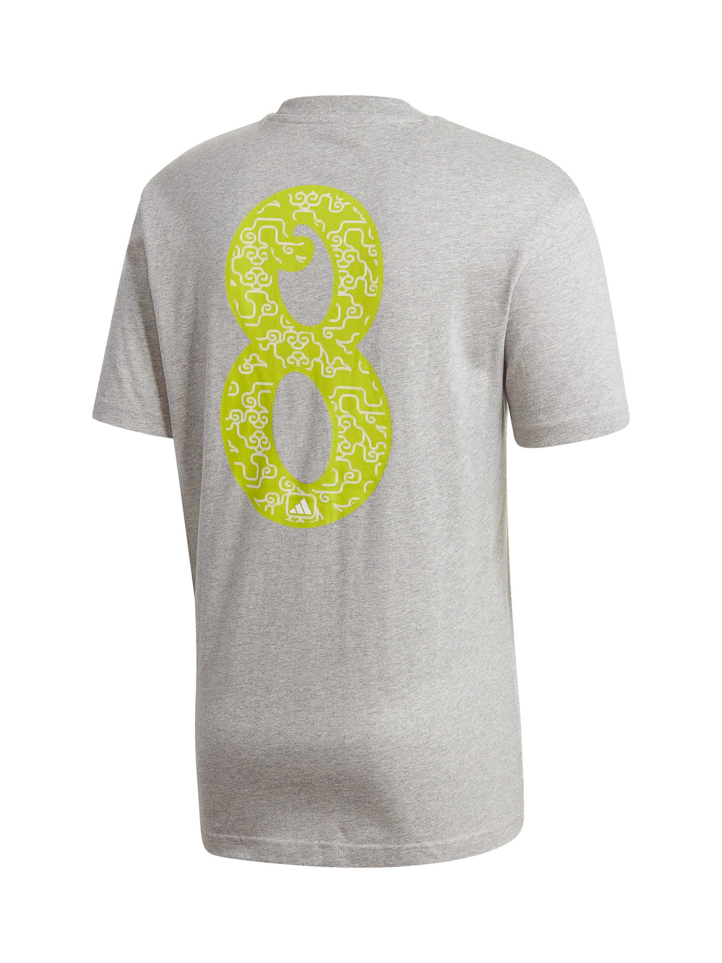 ADIDAS PERFORMANCE Funktionsshirt 'Lucky 8' in Grau