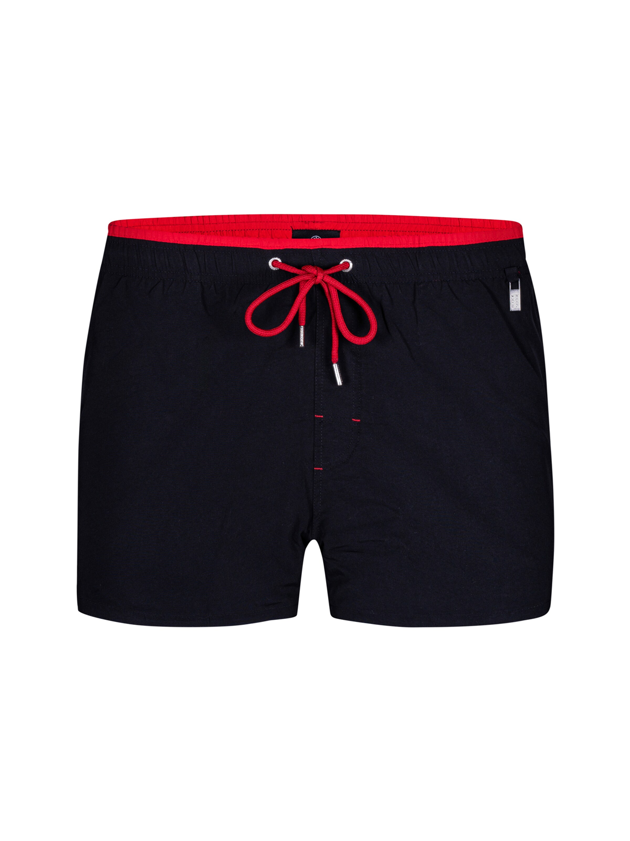 Blackspade Badeshorts ' Basic ' in Schwarz: Vorderseite