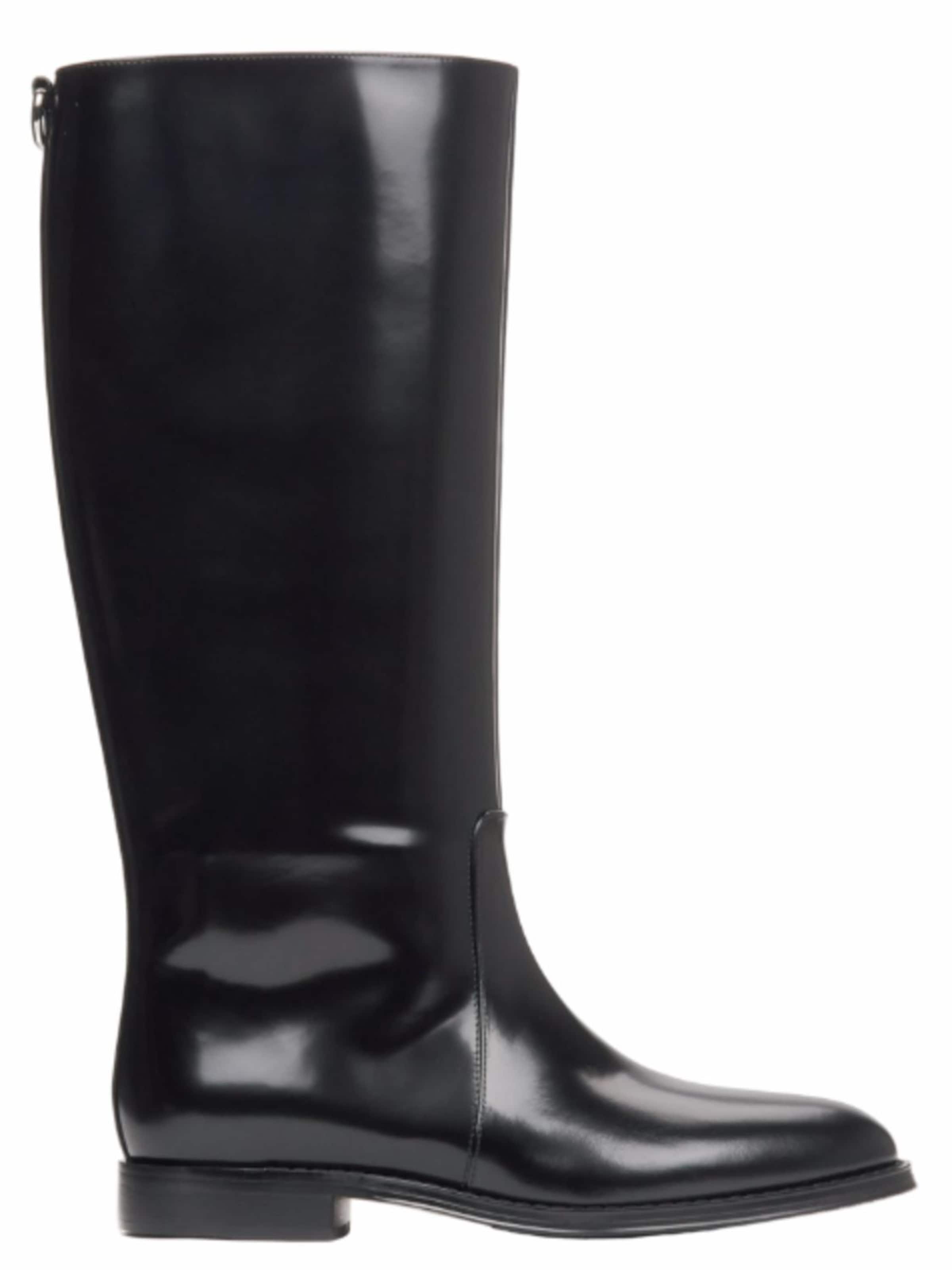Boots '004-110' di Estro in nero: frontale