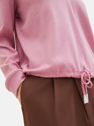 TOM TAILOR Sweatshirt in Pink