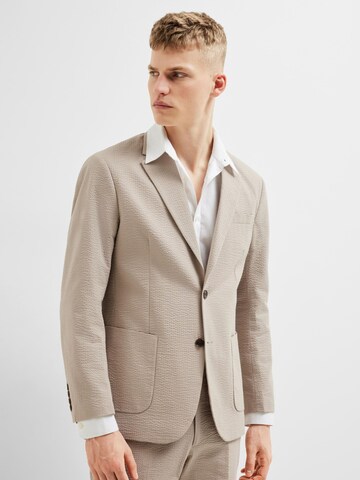 SELECTED HOMME Средняя посадка Пиджак 'SLHSMITH' в Серый