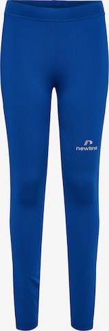 Skinny Pantalon de sport Newline en bleu : devant