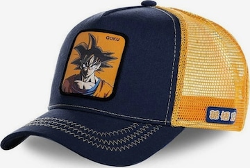 Capslab Czapka z daszkiem 'Gorra collab negra trucker logo bordado goku frente visera curva' w kolorze niebieski: przód