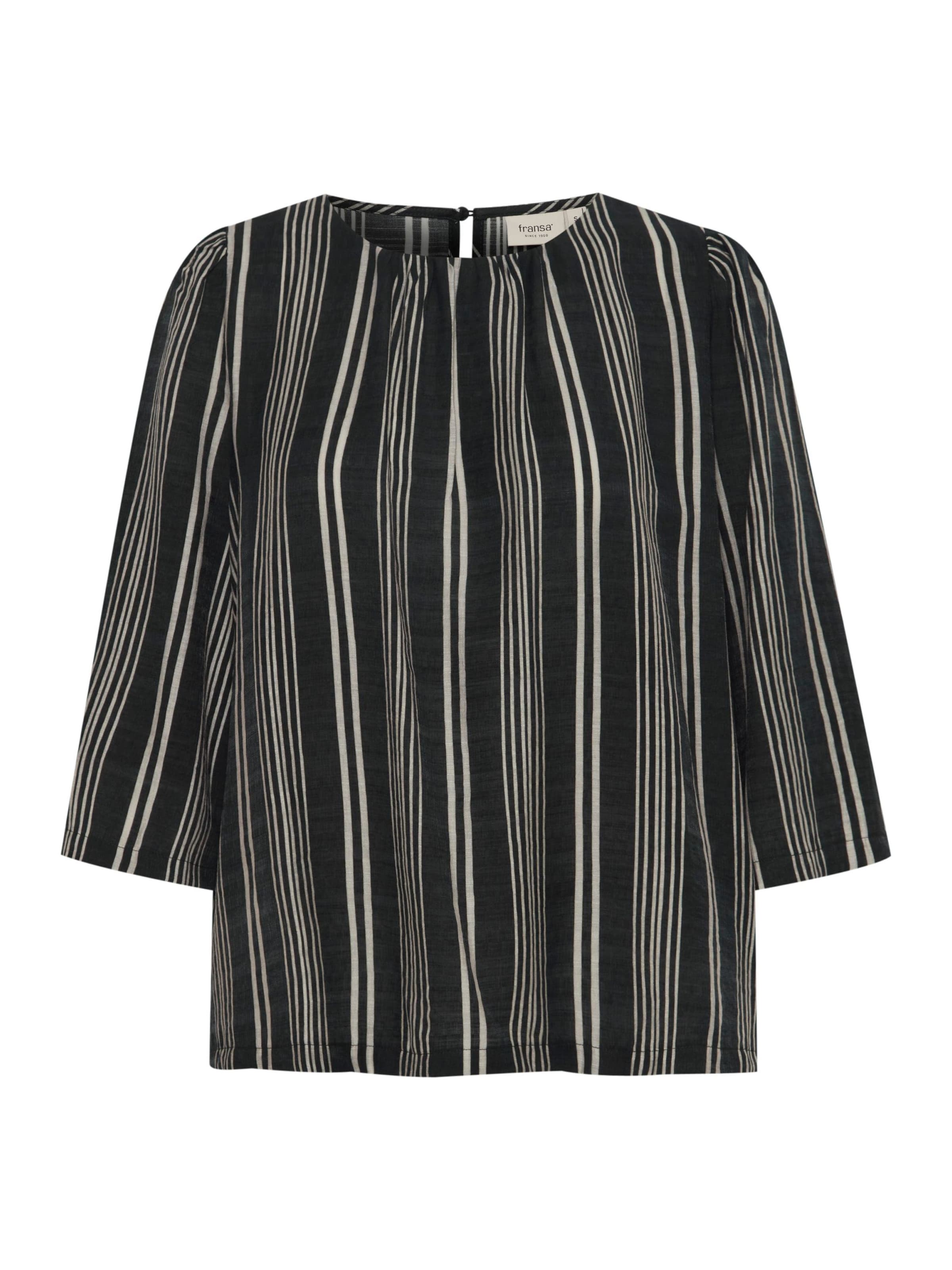 Fransa Bluse 'Frariana' in Schwarz: Vorderseite