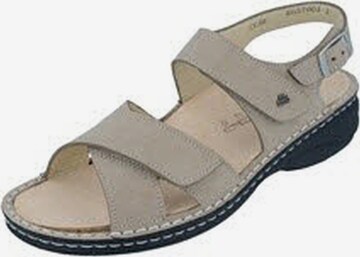 Finn Comfort Sandale 'LINOSA' in Grau: Vorderseite
