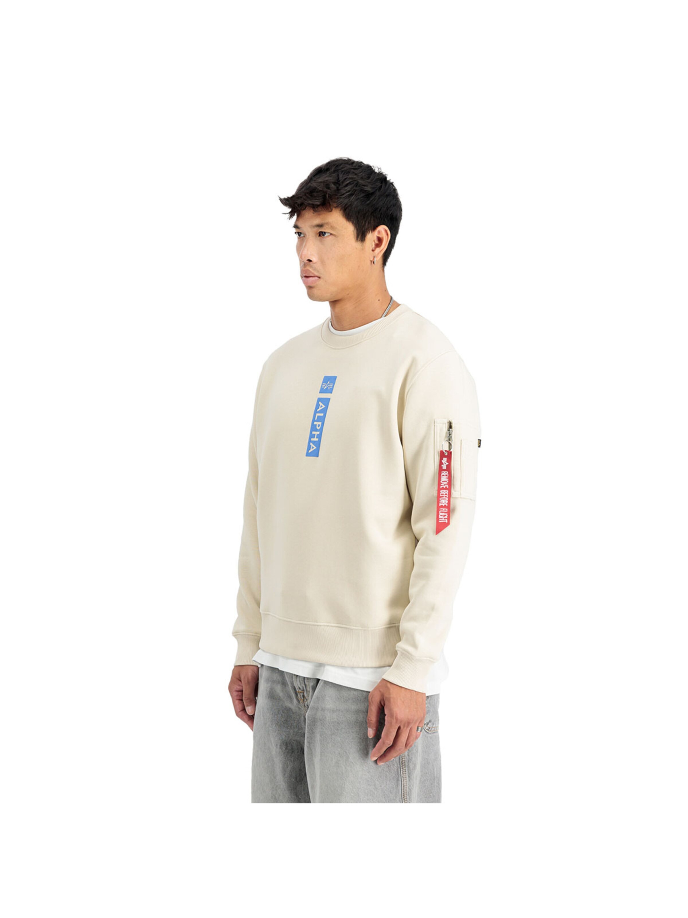 ALPHA INDUSTRIES Sweatshirt 'RP' in White