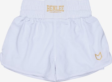 Regular Pantaloni sport 'Dooby' de la Benlee pe alb: față