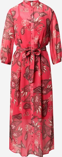PULZ Jeans Košulja haljina 'MAYA' u ljubičasto crvena / roza / bijela, Pregled proizvoda