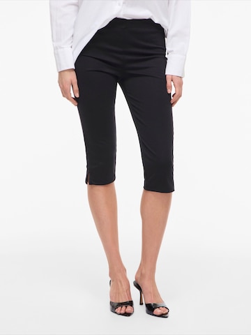 VILA Slim fit Pants 'VISOFIE PERI' in Black: front