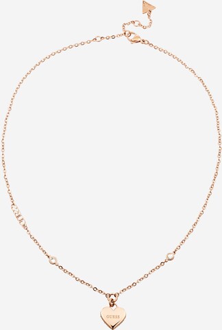 GUESS Necklace 'Falling In Love' in Gold: front