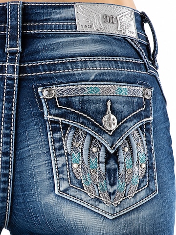 Miss Me Skinny Jeans 'Aztec Pearl Downward Wings Jeans' in Blue