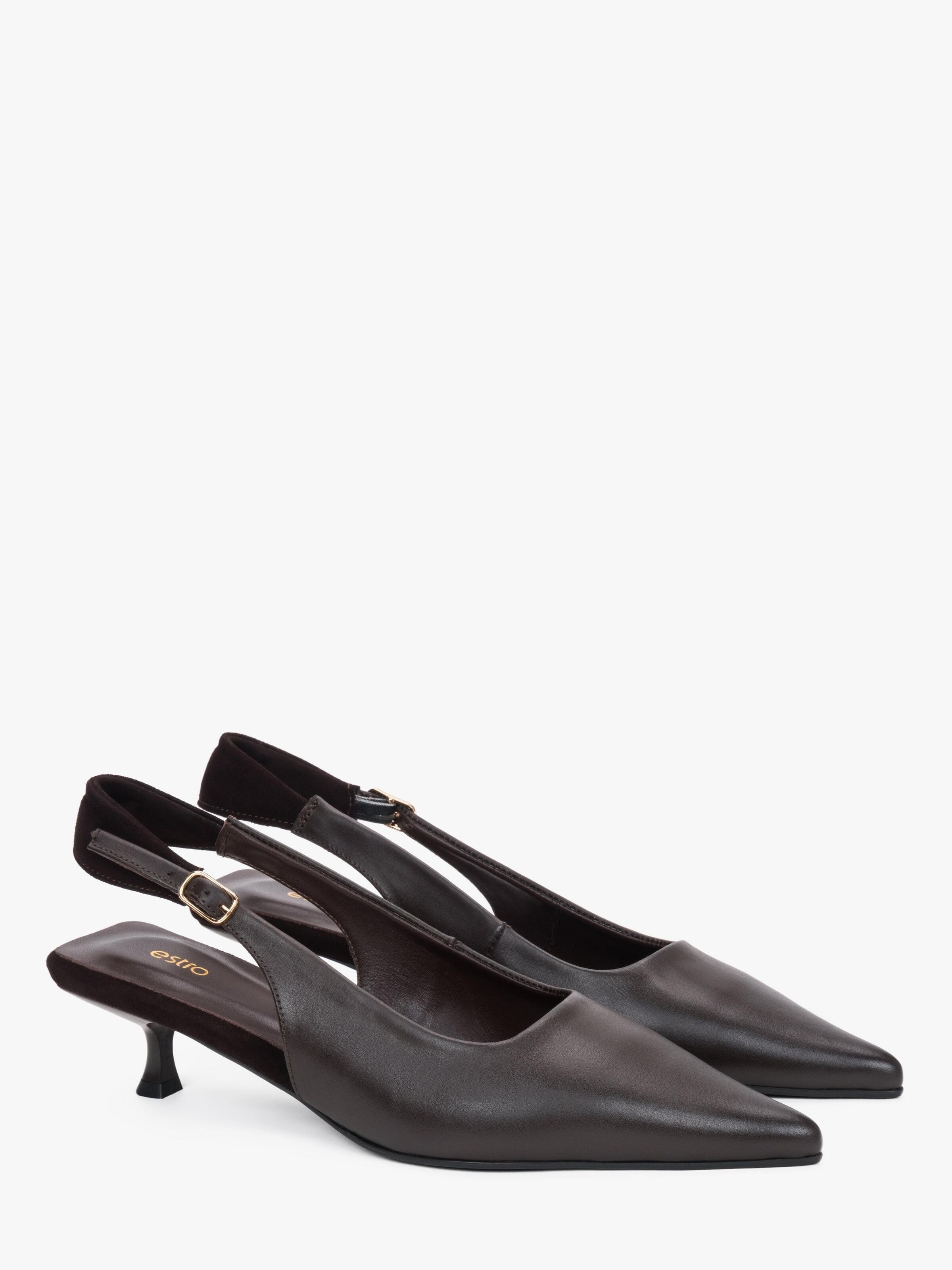 Décolleté sling '30-6654-1' di Estro in marrone