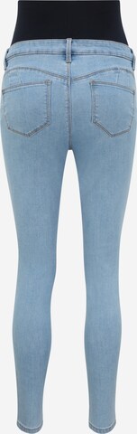 Missguided Maternity Skinny Jeans 'MATERNITY' in Blauw