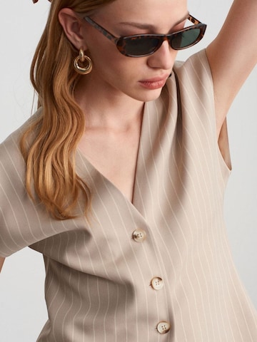 Gilet Dilvin en beige