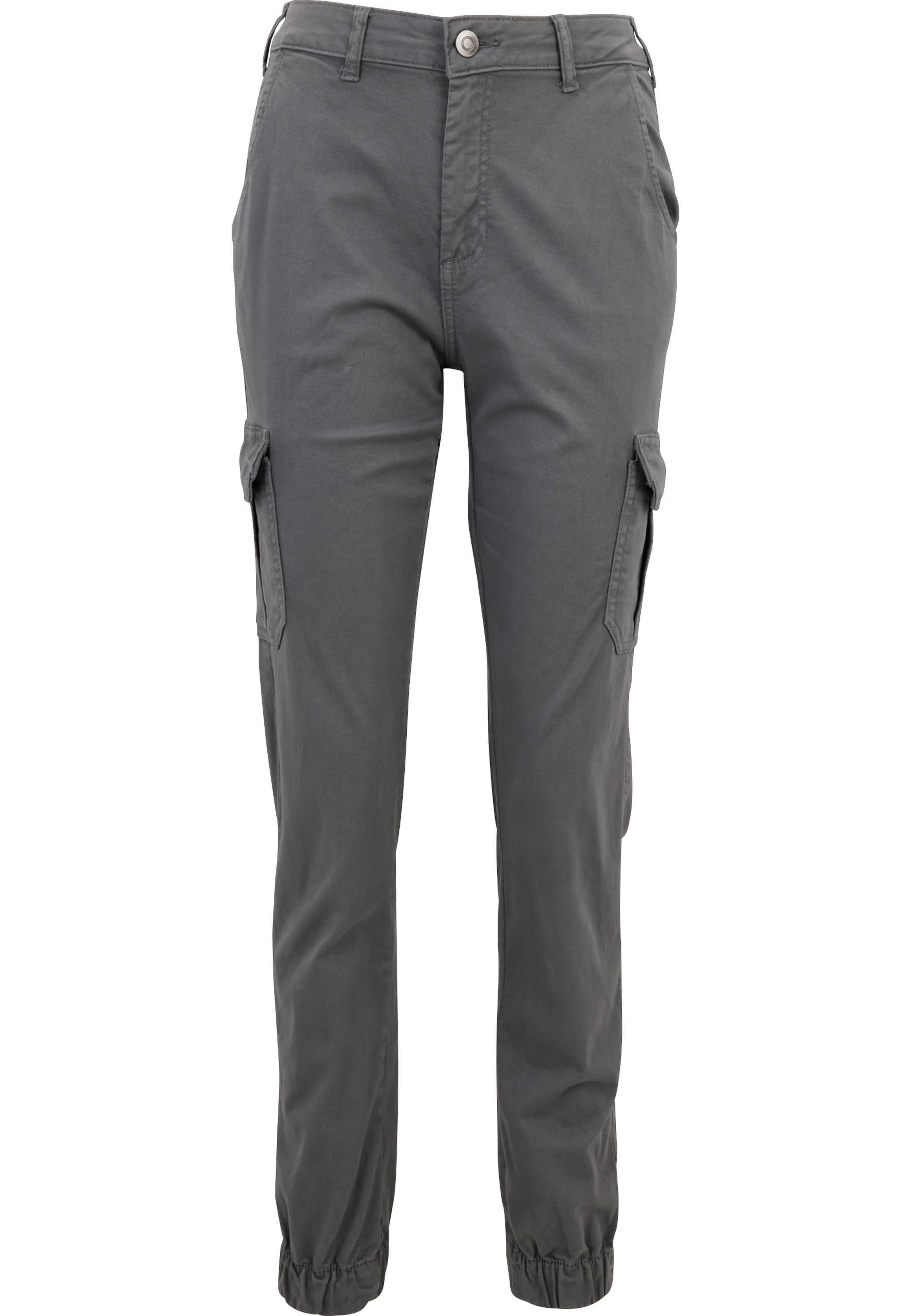 Urban Classics Damen ' Ladies High Waist Cargo Pants ' in Mischfarben: Vorderseite