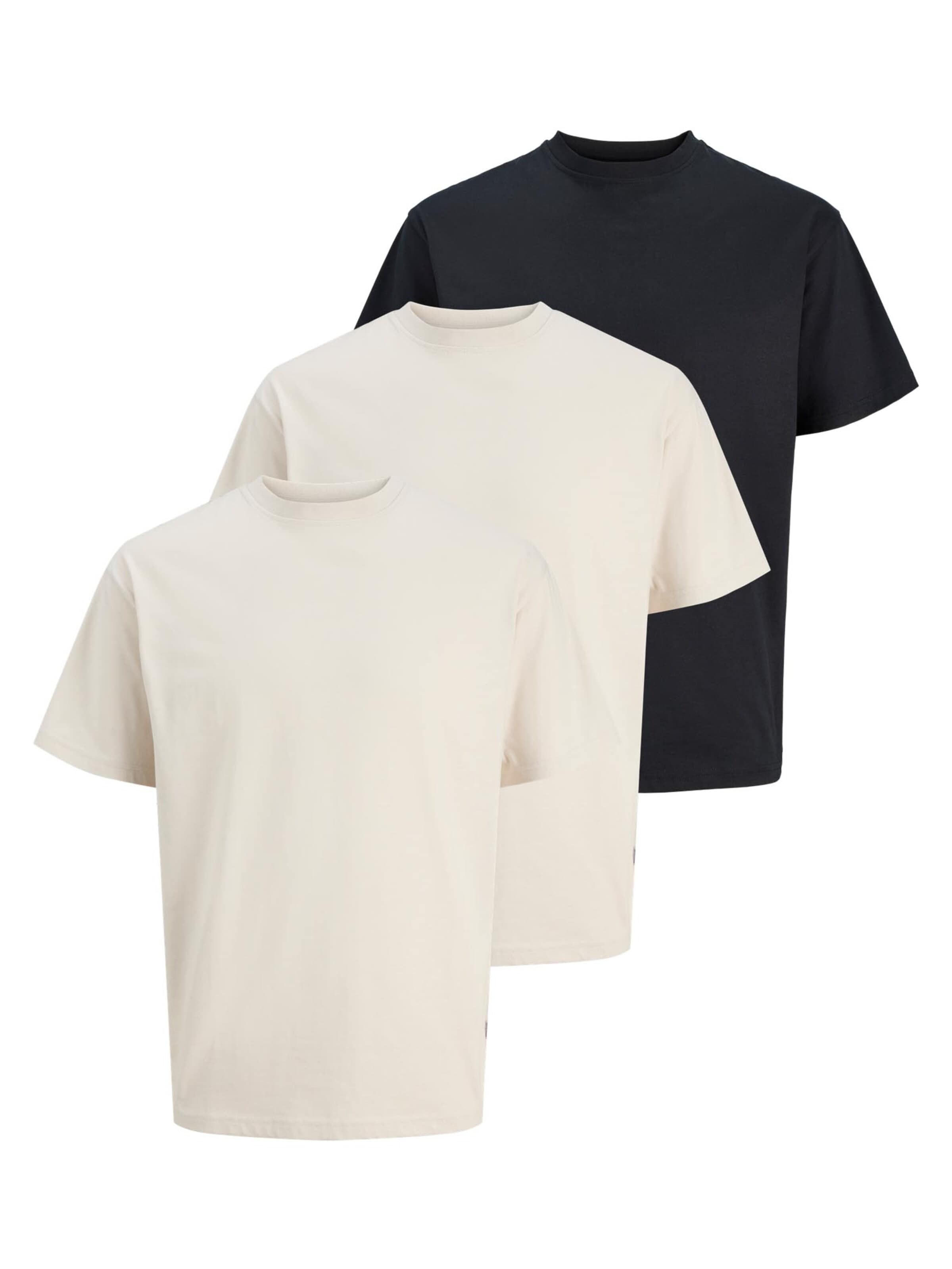 JACK & JONES Shirt 'Organic Relaxed' in Beige: Vorderseite
